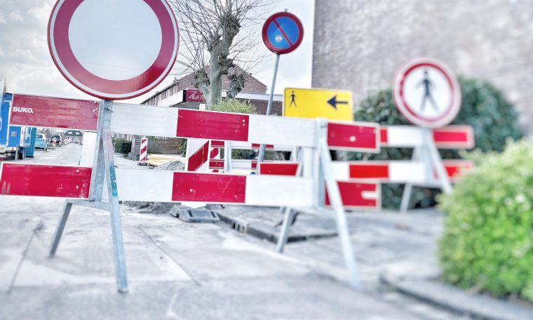 toegankelijkheid wegversperring