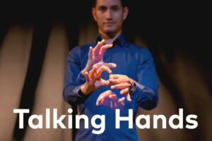 poster talking hands
