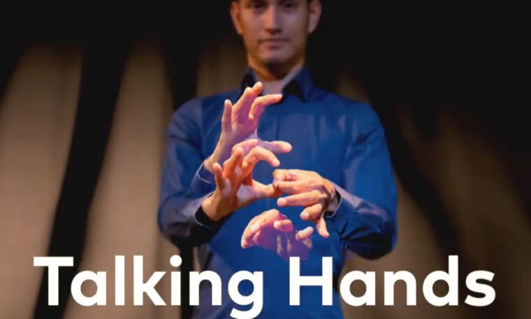 poster talking hands