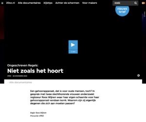 Documentaire Niet zoals het hoort - Doof.nl