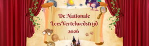 Logo de nationale leesvertelwedstrijd 2026