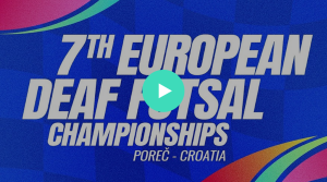 Logo 7th European Deaf Futsal Championship 