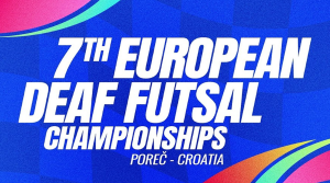 Logo 7th European Deaf Futsal Championship 