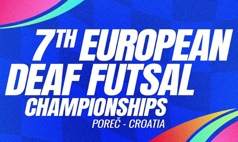 Logo 7th European Deaf Futsal Championship 