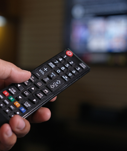 Afstandbediening van televisie