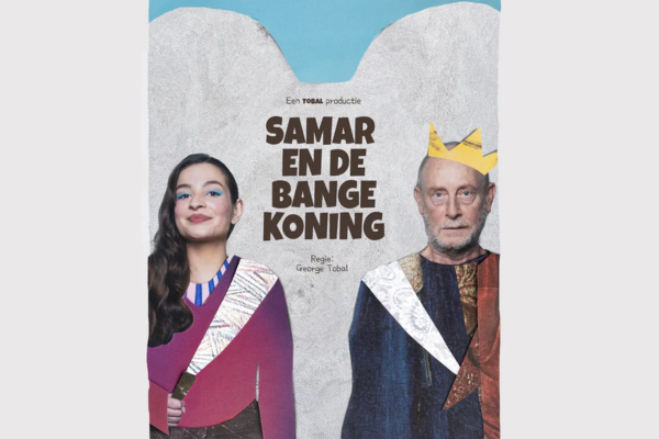 zelfverzekerde vrouw en bangige koning
